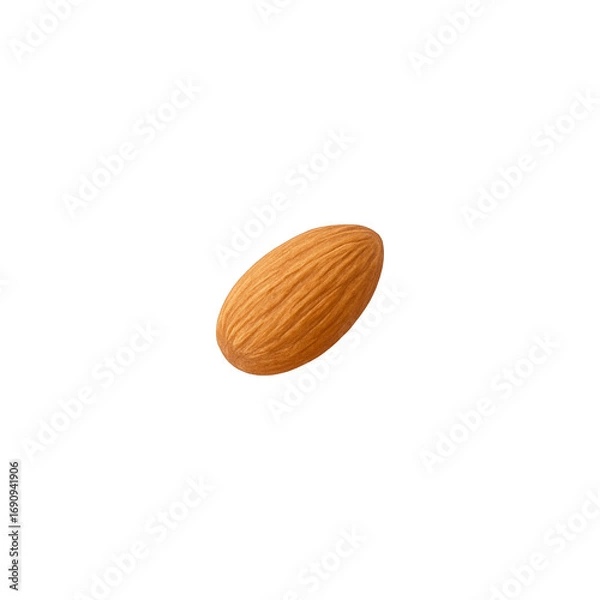 Obraz Almond,nuts  on transparent background.Collection of delicious almonds isolated on a transparent background. The concept of delicious and healthy food.