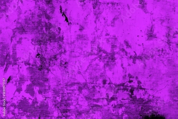 Fototapeta Pink-toned grunge texture with distressed and worn-out patterns, perfect for backgrounds or artistic concepts, lending an abstract and vibrant appeal to your visual creations.