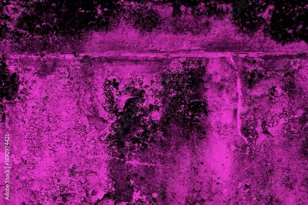 Fototapeta Pink-toned grunge texture with distressed and worn-out patterns, perfect for backgrounds or artistic concepts, lending an abstract and vibrant appeal to your visual creations.