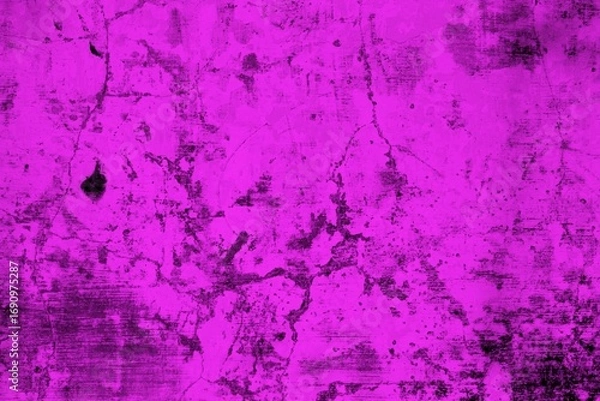 Fototapeta Pink-toned grunge texture with distressed and worn-out patterns, perfect for backgrounds or artistic concepts, lending an abstract and vibrant appeal to your visual creations.