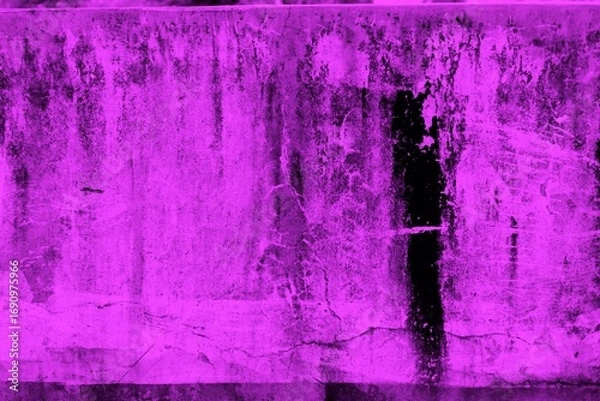 Fototapeta Pink-toned grunge texture with distressed and worn-out patterns, perfect for backgrounds or artistic concepts, lending an abstract and vibrant appeal to your visual creations.