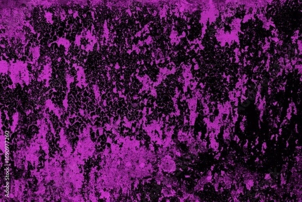 Fototapeta Pink-toned grunge texture with distressed and worn-out patterns, perfect for backgrounds or artistic concepts, lending an abstract and vibrant appeal to your visual creations.