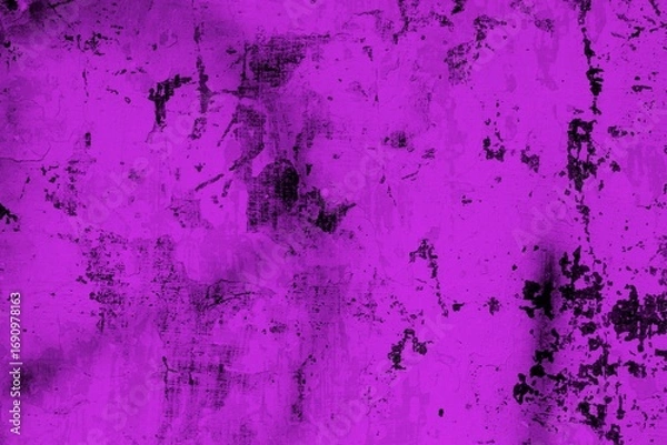 Fototapeta Pink-toned grunge texture with distressed and worn-out patterns, perfect for backgrounds or artistic concepts, lending an abstract and vibrant appeal to your visual creations.