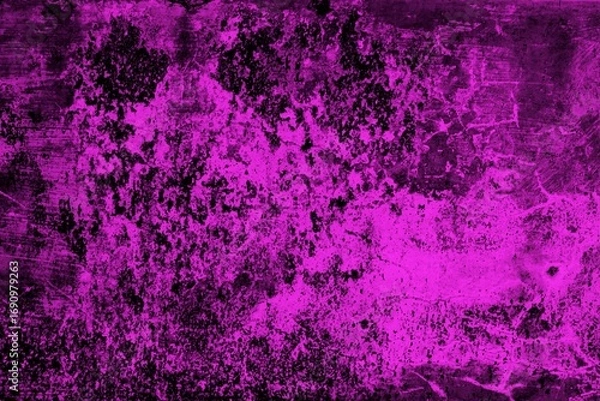 Fototapeta Pink-toned grunge texture with distressed and worn-out patterns, perfect for backgrounds or artistic concepts, lending an abstract and vibrant appeal to your visual creations.