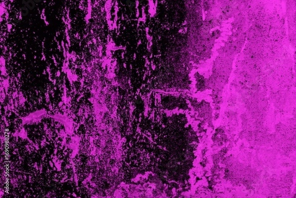 Fototapeta Pink-toned grunge texture with distressed and worn-out patterns, perfect for backgrounds or artistic concepts, lending an abstract and vibrant appeal to your visual creations.