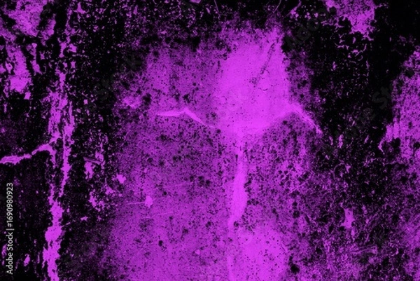 Fototapeta Pink-toned grunge texture with distressed and worn-out patterns, perfect for backgrounds or artistic concepts, lending an abstract and vibrant appeal to your visual creations.