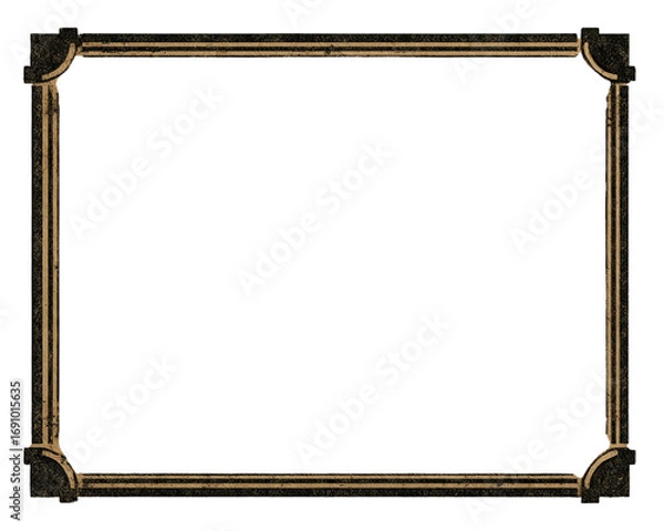 Fototapeta Vintage Ornate Frame Border Design for Photos and Artwork Display