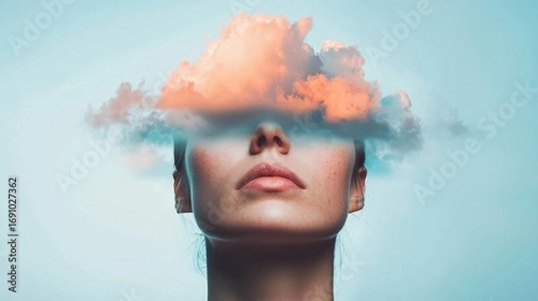 Obraz Personalized dream analysis and interpretation tools using AI to provide insights into subconscious patterns, self-discovery, mental well-being