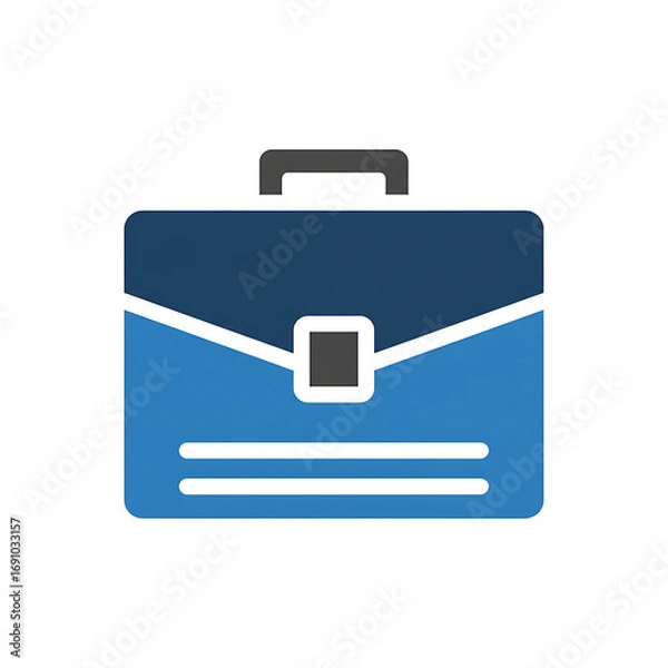 Obraz Business Briefcase Vector Icon