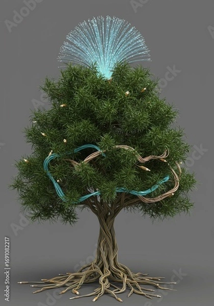 Obraz Digital Tree Network