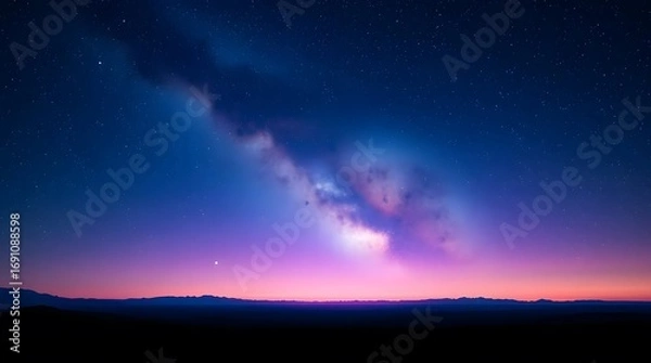 Obraz starry night sky