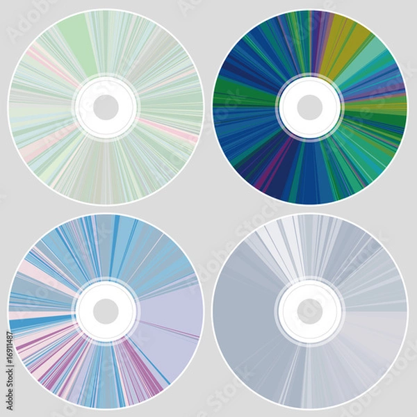 Obraz CD・DVDのイラスト