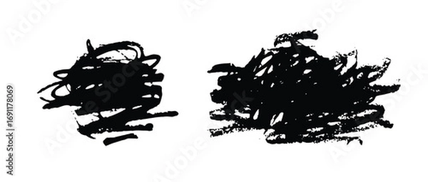 Fototapeta Abstract Scribbled Artwork Symbolizing Mental Health Struggles, Anxiety, and Emotional Turmoil