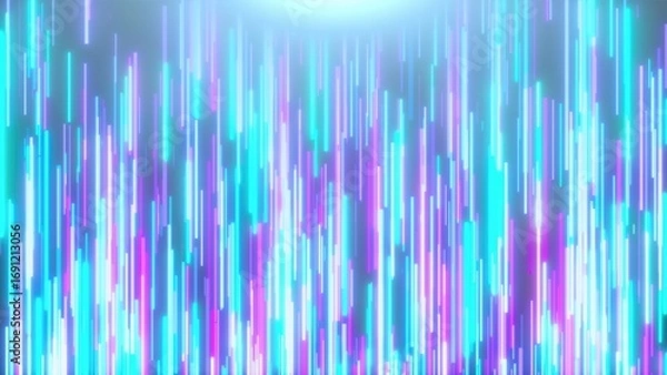 Fototapeta Abstract light trail background. Computer generated 3d render