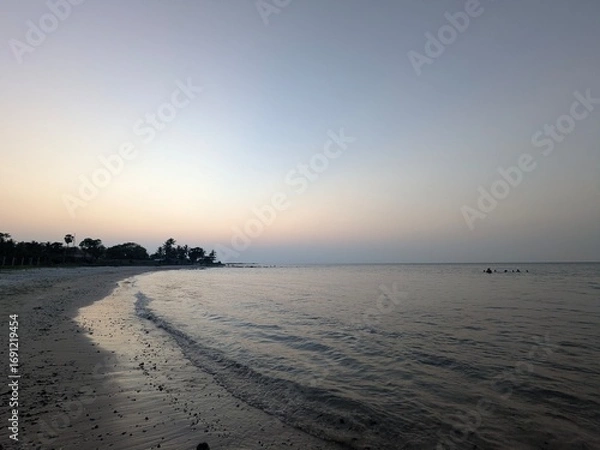 Obraz sunset on the beach