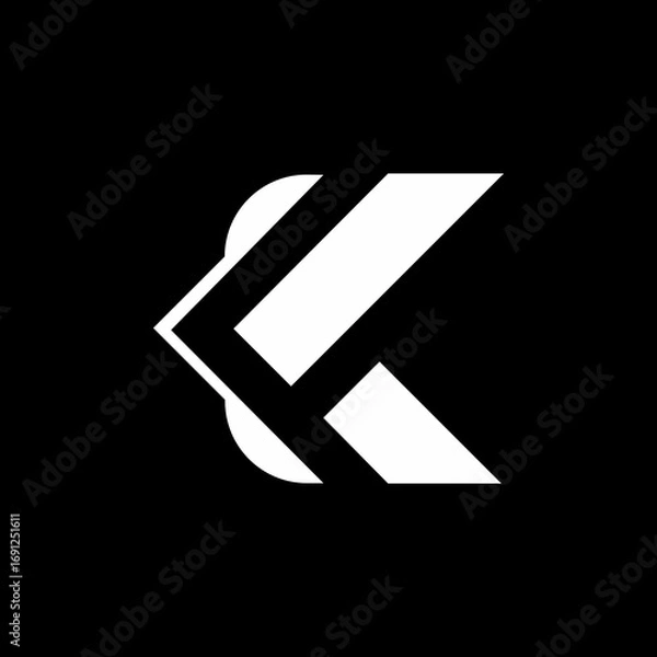 Fototapeta vector illustration of an abstract symbol