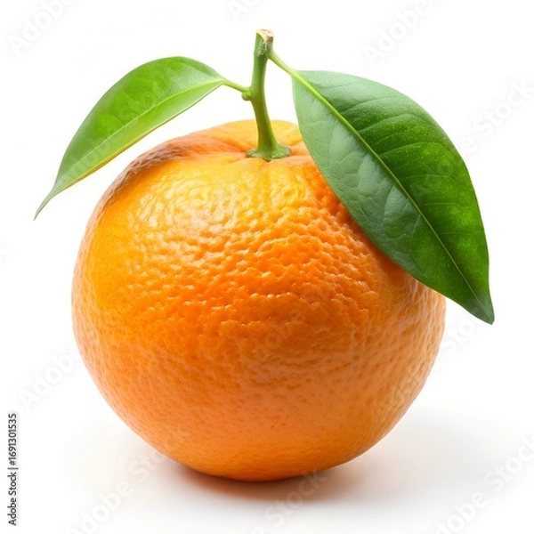 Obraz orange with leaves