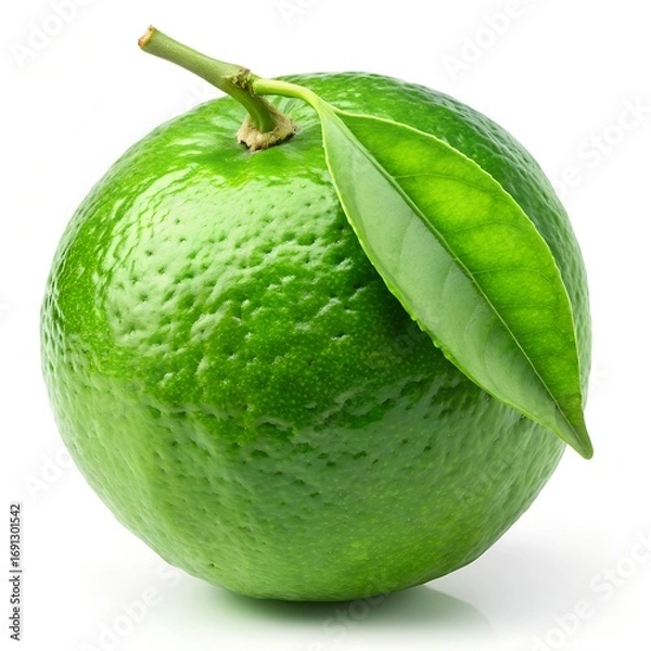 Obraz lime isolated on white background