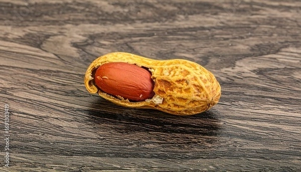 Obraz Peanut in shell on wood