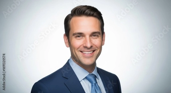 Obraz Professional Business Man Portrait Studio Shot.