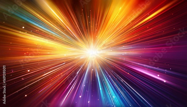 Fototapeta Abstract Colorful Starburst Background Design