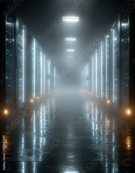 Fototapeta Illuminated Corridor