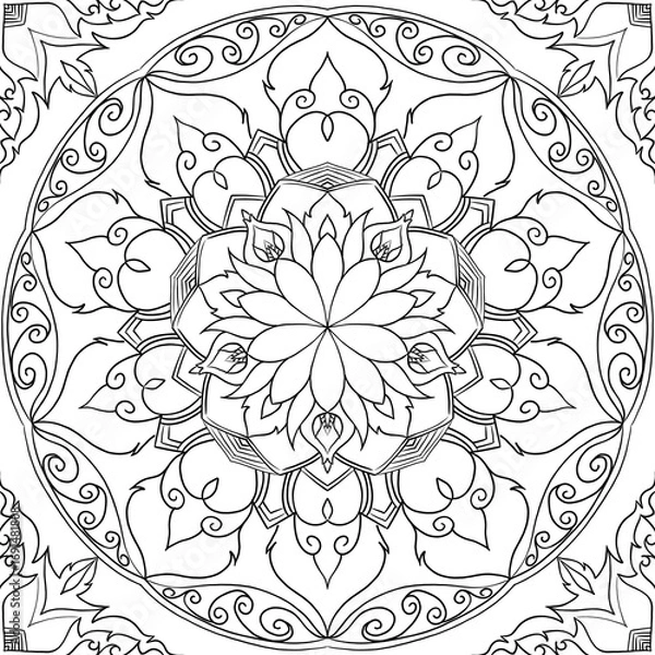 Obraz abstract floral background