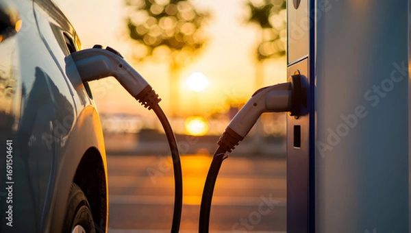 Obraz Electric Car Charging