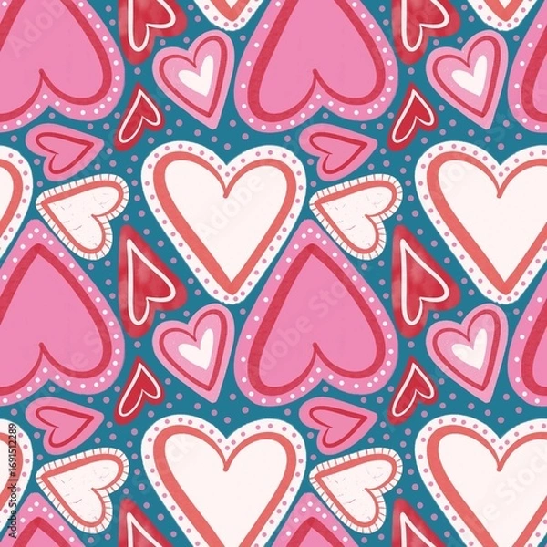 Obraz “Dotty Hearts” (도티 하츠)