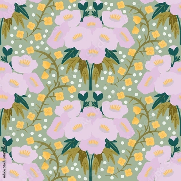 Obraz Spring Garden Serenade" (스프링 가든 세레나데)