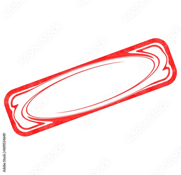 Fototapeta red and white ribbon isolated