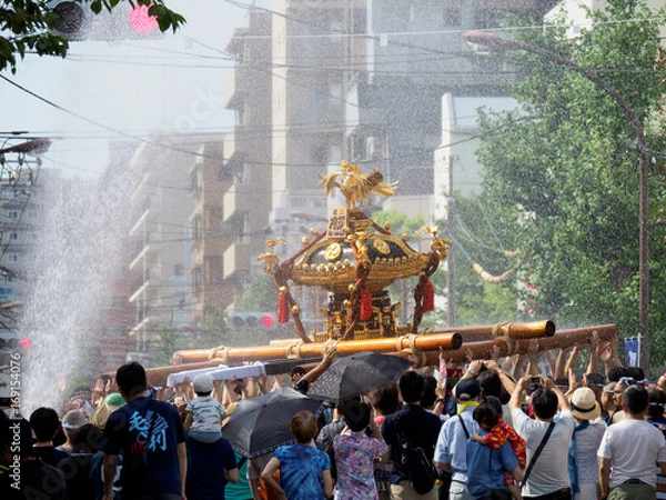 Fototapeta 祭り　神輿