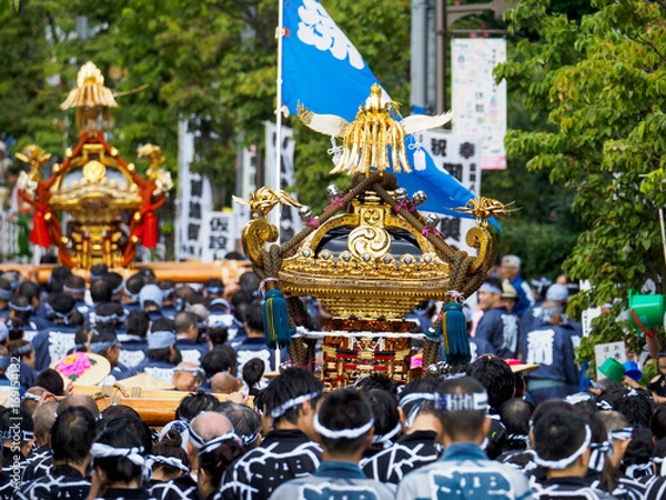 Fototapeta 祭り　神輿