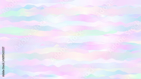 Fototapeta カラフルなグラデーションの可愛い抽象的な背景