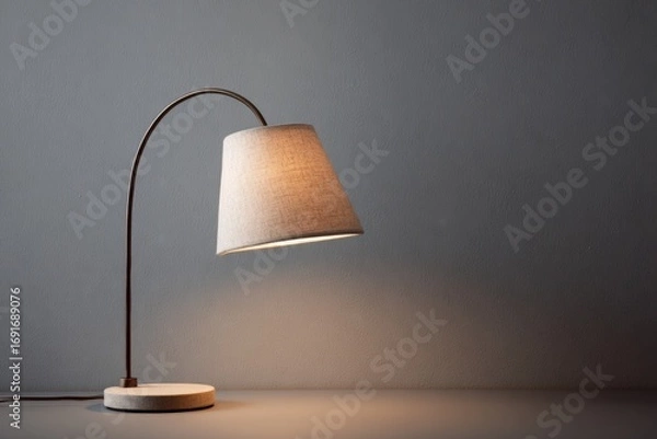 Fototapeta Simple modern desk lamp