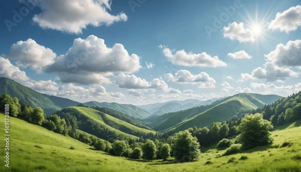 Fototapeta One of the most beautiful mountains in the world