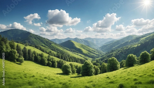 Fototapeta One of the most beautiful mountains in the world