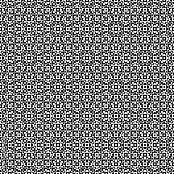 Fototapeta Vector seamless pattern. Geometric texture. Black-and-white background. Monochrome design. Vector EPS10