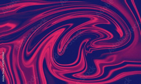 Fototapeta Vibrant swirling abstract pattern with deep blue and bright pink hues - modern design element