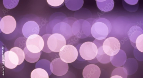 Fototapeta Purple Bokeh Lights Abstract Background for Creative and Digital Design
