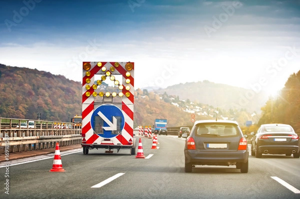 Obraz Podróżujący plac budowy