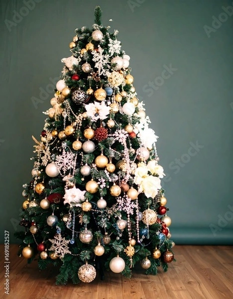 Obraz Ornate Christmas tree