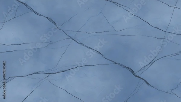 Fototapeta Blue Marble Texture Background — Seamless Luxury Stone with Veins