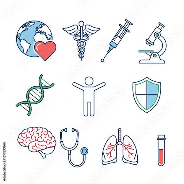 Obraz "Minimalist flat vector icon set, black and white, simple clean line design, scalable, professional, perfect for web, app, business, technology, education, travel, healthcare, finance, UI/UX, infograp