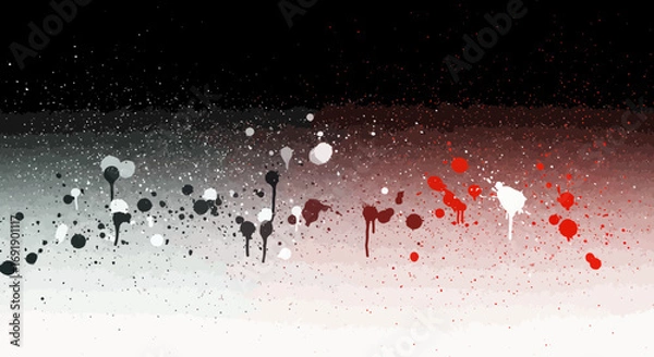 Fototapeta Dynamic splatter background with a modern aesthetic created by vibrant inks