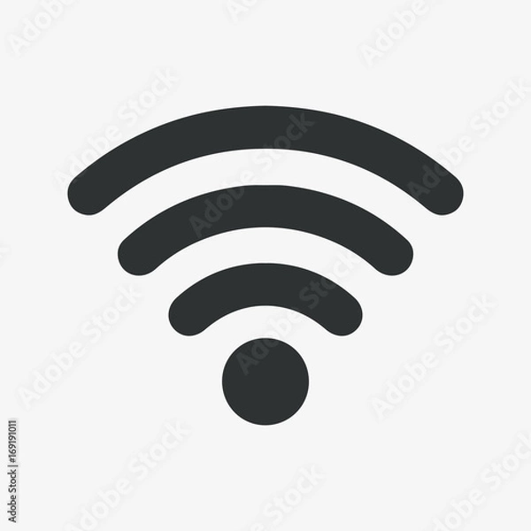 Fototapeta Wifi wireless internet signal