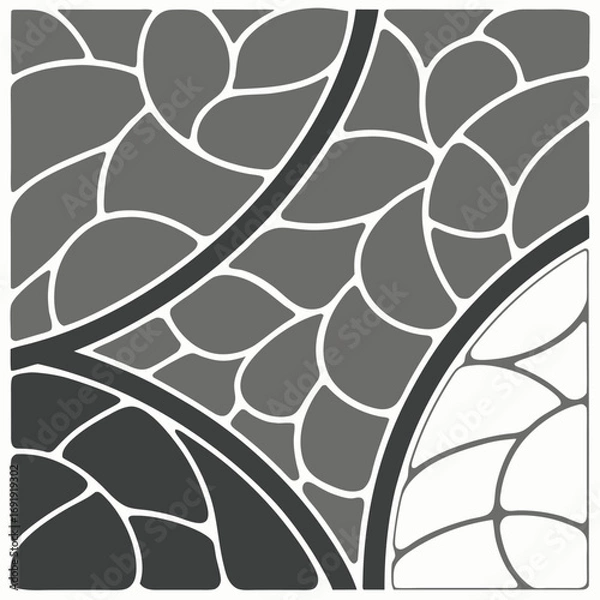 Fototapeta seamless pattern with leaves