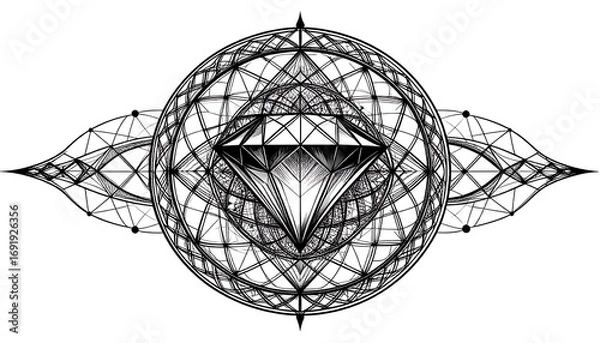 Obraz Ornate Diamond Design