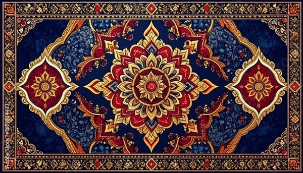 Obraz Ornate Eastern Rug Design