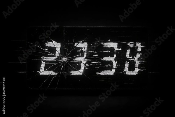 Obraz Temporal Glitch: Digital Scar